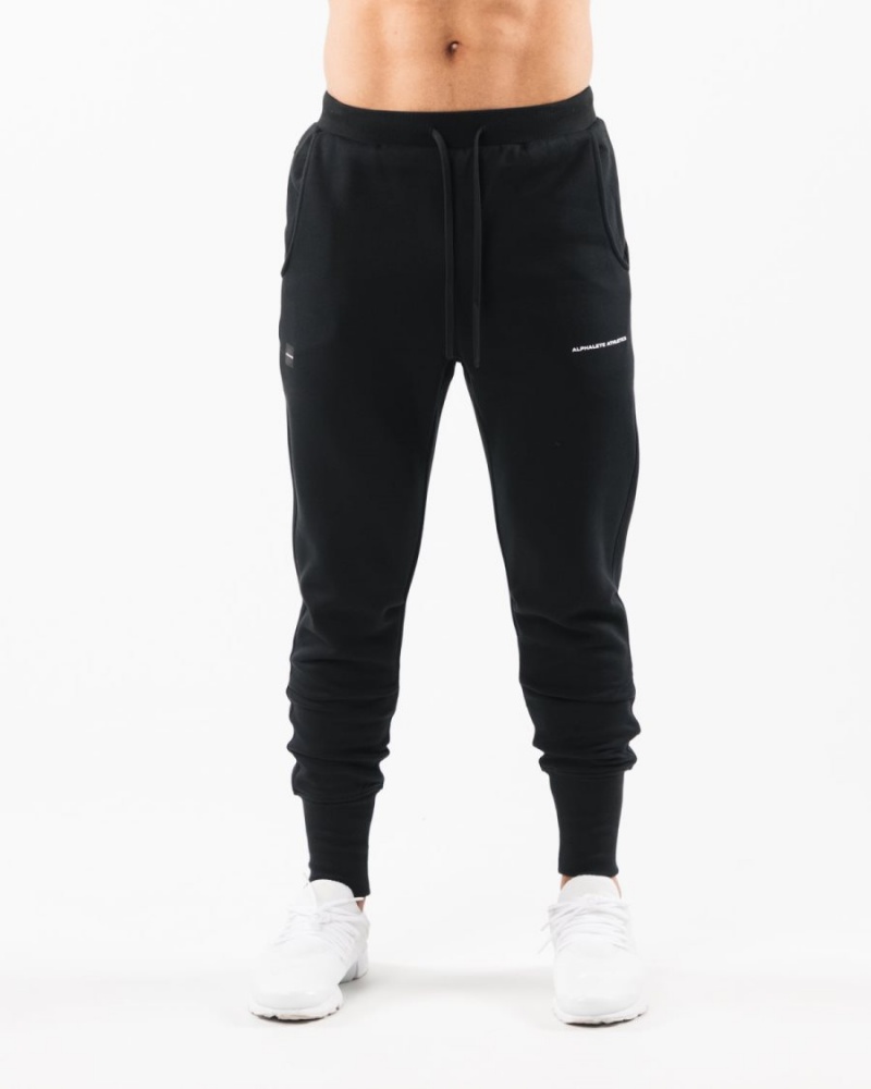 Alphalete Academy Club Jogger Joggebukser Herre Svarte | DJBGTP-836