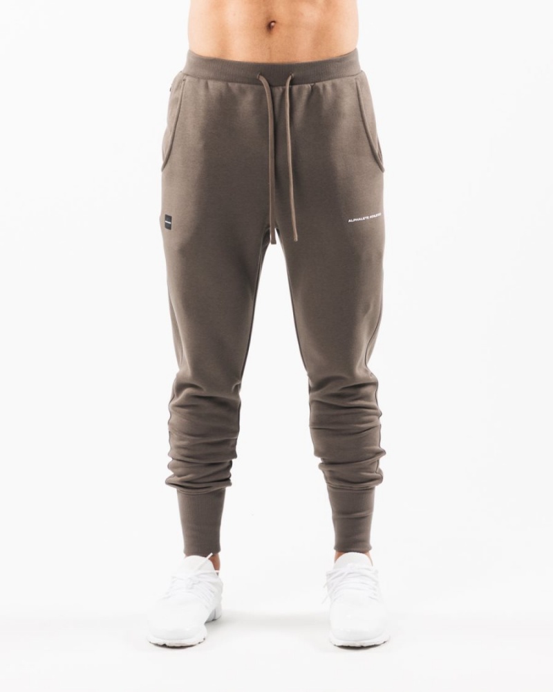 Alphalete Academy Club Jogger Joggebukser Herre Desert Taupe | ORZXAC-583