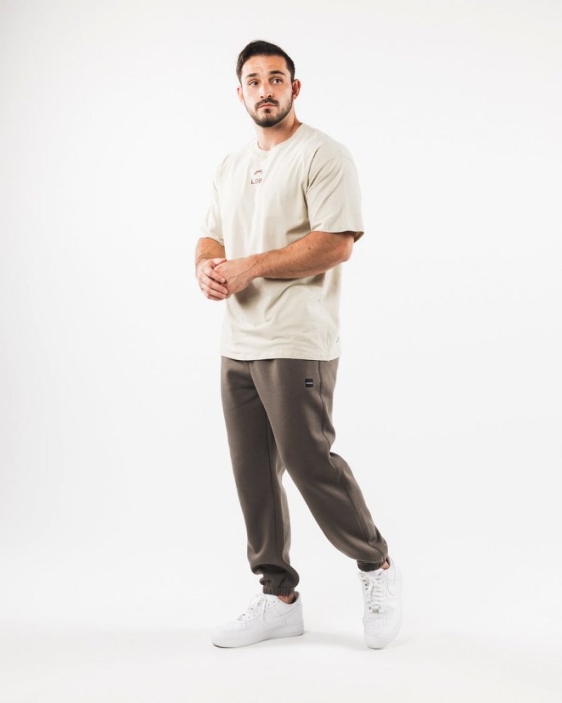 Alphalete Academy Relaxed Jogger Joggebukser Herre Desert Taupe | EVPIBU-057