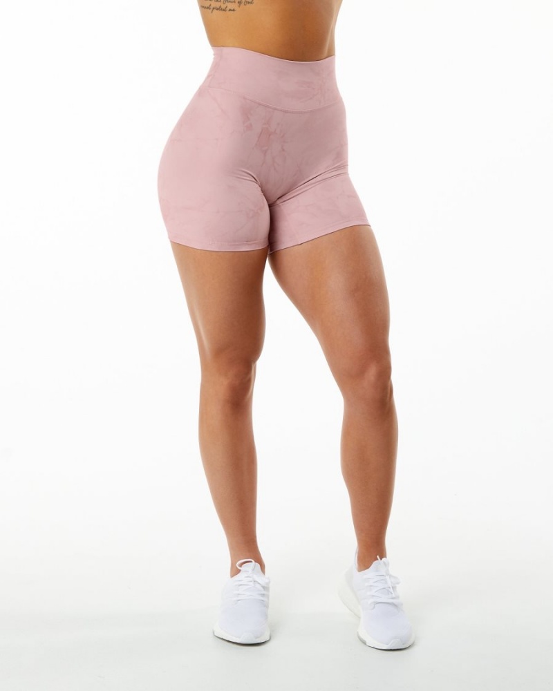 Alphalete Alphalux Wonder Kort 6" Shorts Dame Blossom | CPHQSG-458