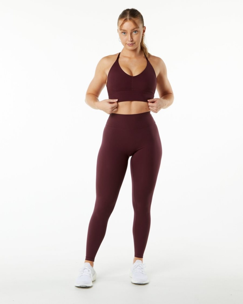 Alphalete Alphalux Wonder Legging 27" Leggings Dame Svarte | AYUNDT-024