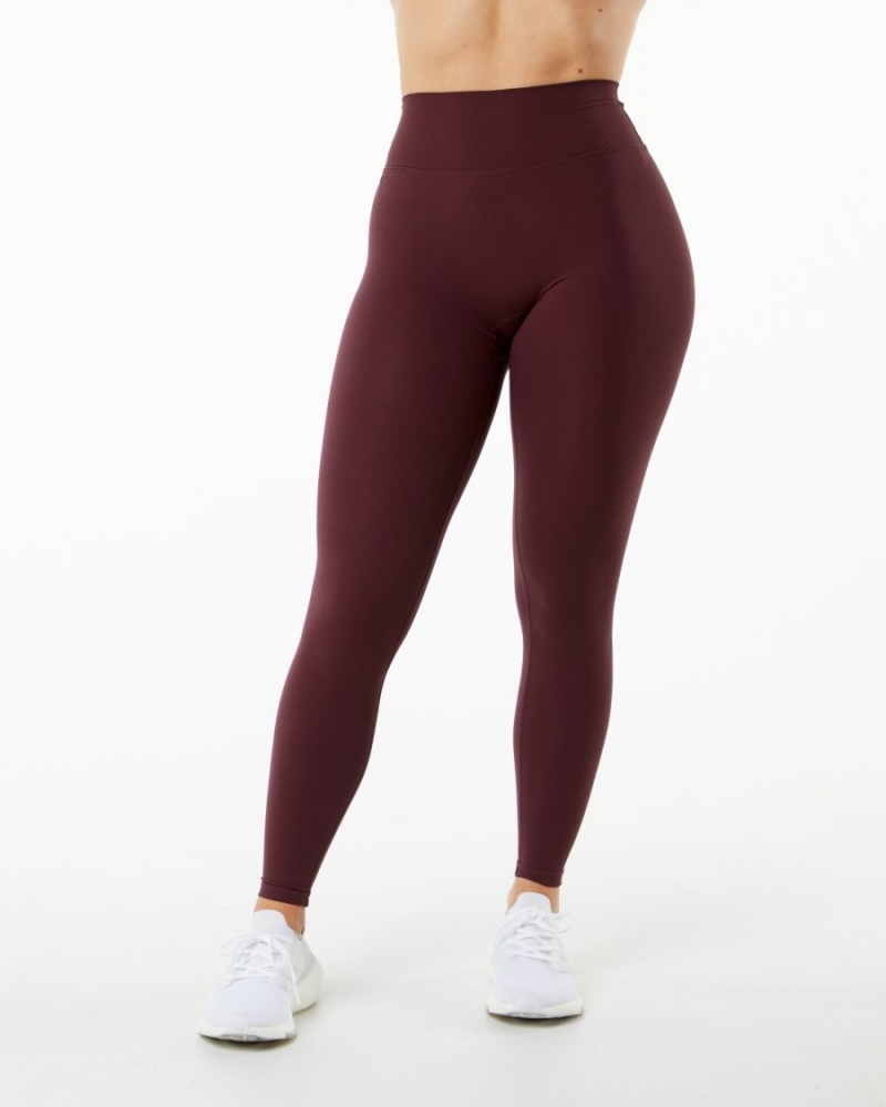 Alphalete Alphalux Wonder Legging 27" Leggings Dame Svarte | AYUNDT-024