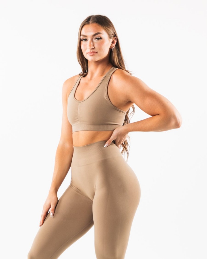 Alphalete Amplify Bra Sports BH Dame Chai | CPYRQG-935