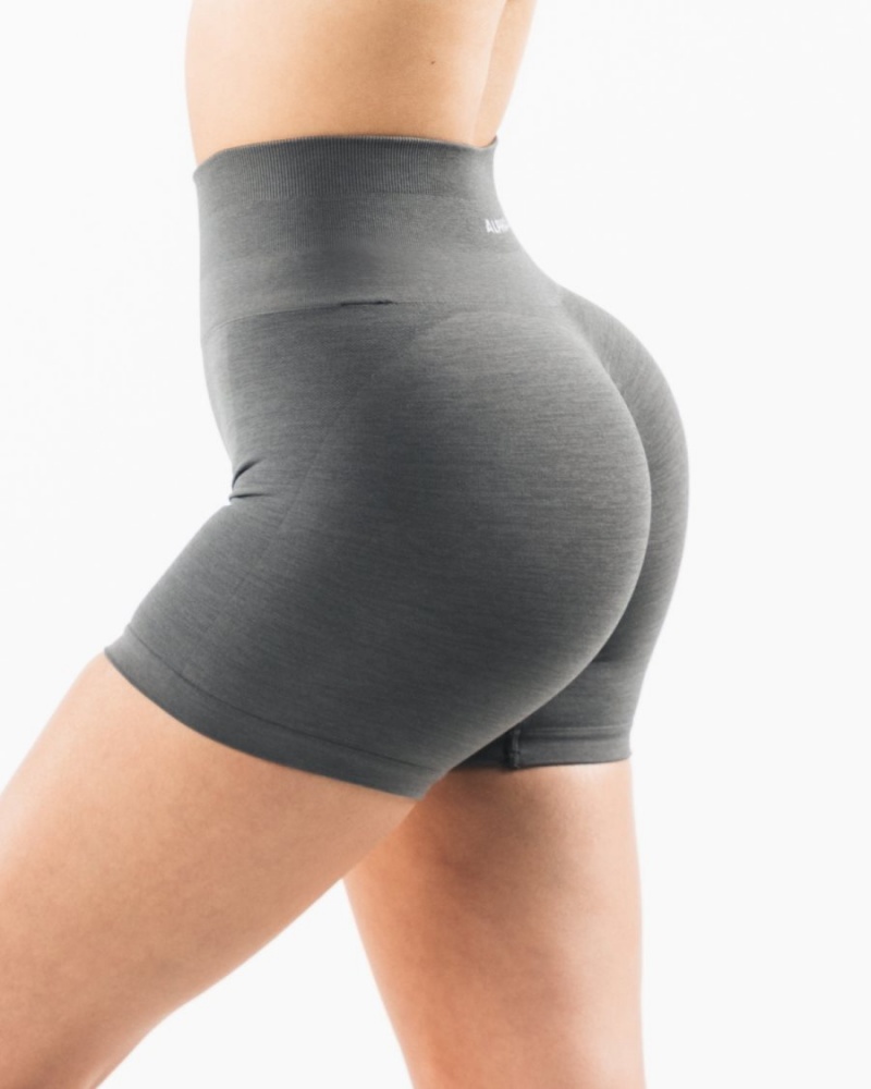 Alphalete Amplify Kort 4.5" Shorts Dame Smoke | XWGRHA-456