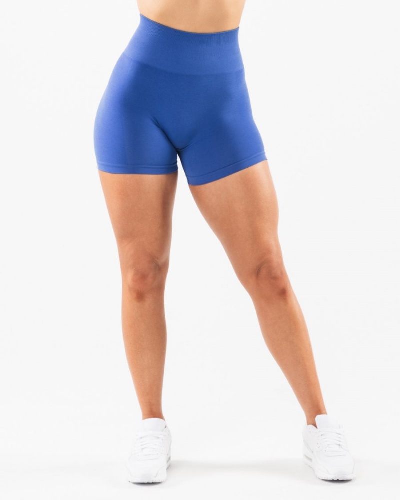 Alphalete Amplify Kort 4.5" Shorts Dame Sapphire | DGPNUY-483