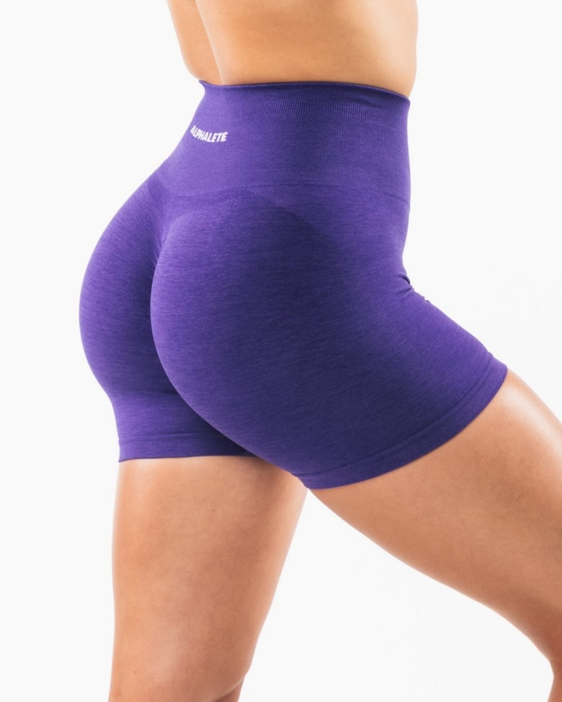 Alphalete Amplify Kort 4.5" Shorts Dame Lilla | IRZPGE-469