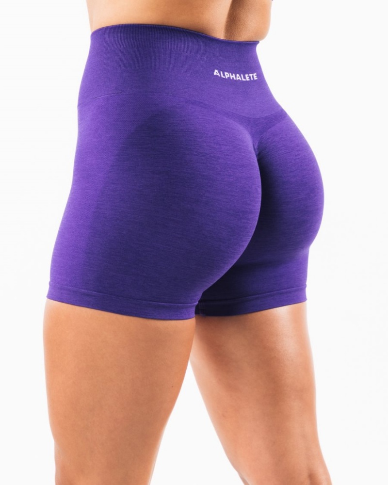 Alphalete Amplify Kort 4.5" Shorts Dame Lilla | IRZPGE-469