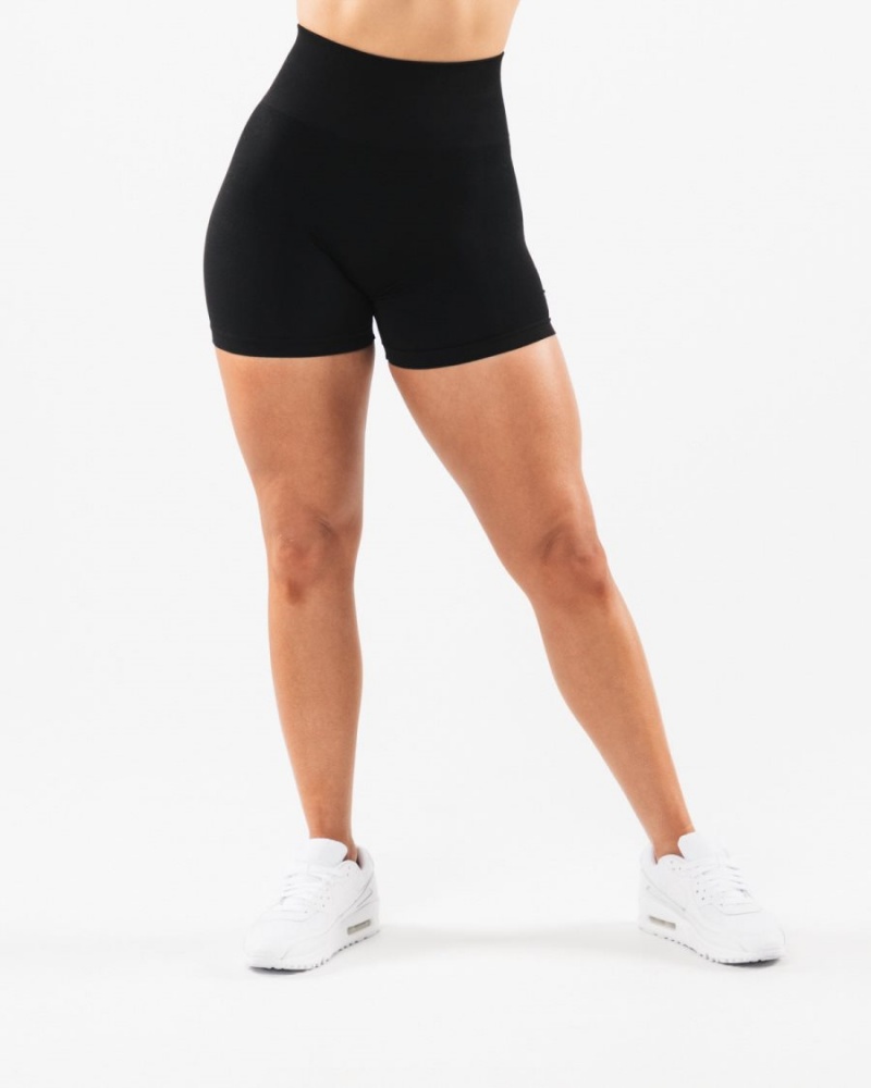 Alphalete Amplify Kort 4.5" Shorts Dame Svarte | WDPZAT-419