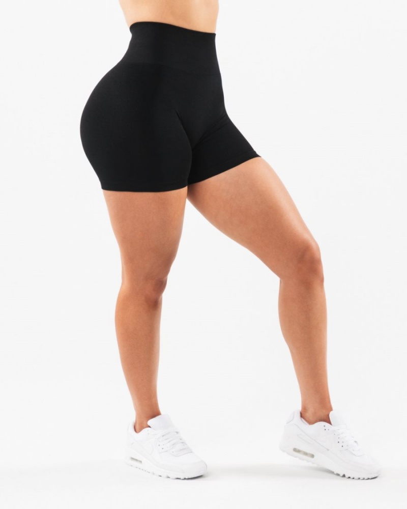 Alphalete Amplify Kort 4.5" Shorts Dame Svarte | WDPZAT-419