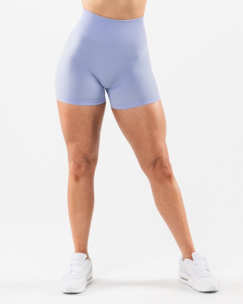 Alphalete Amplify Kort 4.5" Shorts Dame Blå | QHFXRN-569