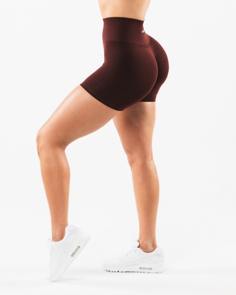 Alphalete Amplify Kort 4.5" Shorts Dame Sangria | HLVCMT-293