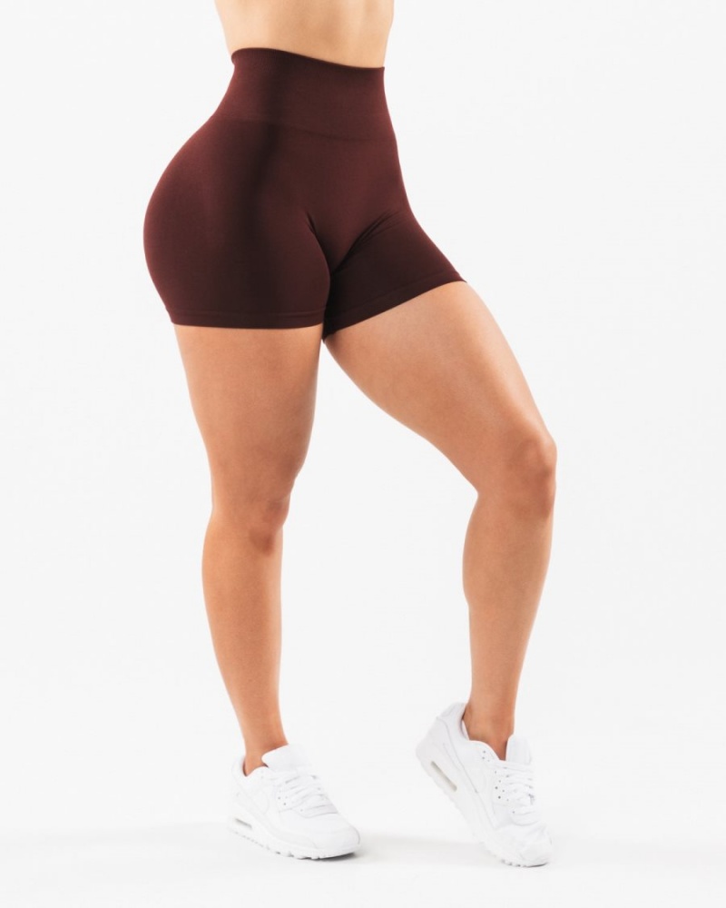 Alphalete Amplify Kort 4.5" Shorts Dame Sangria | HLVCMT-293