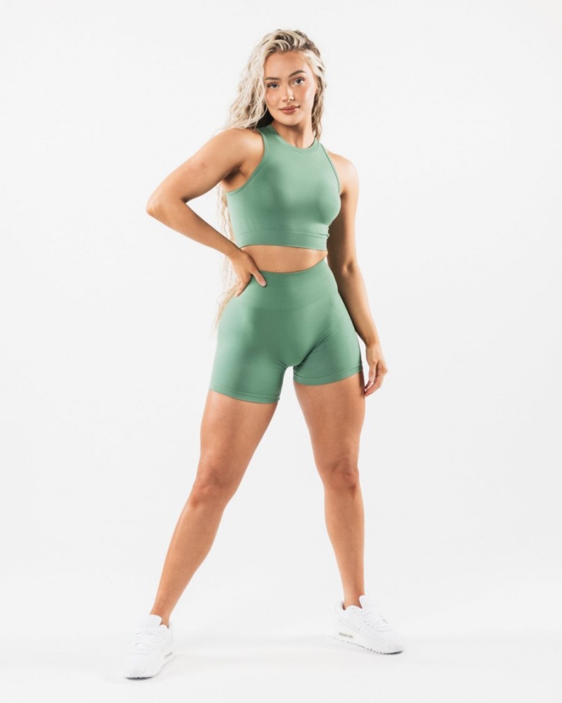 Alphalete Amplify Kort 4.5" Shorts Dame Jade | GZJWBE-328