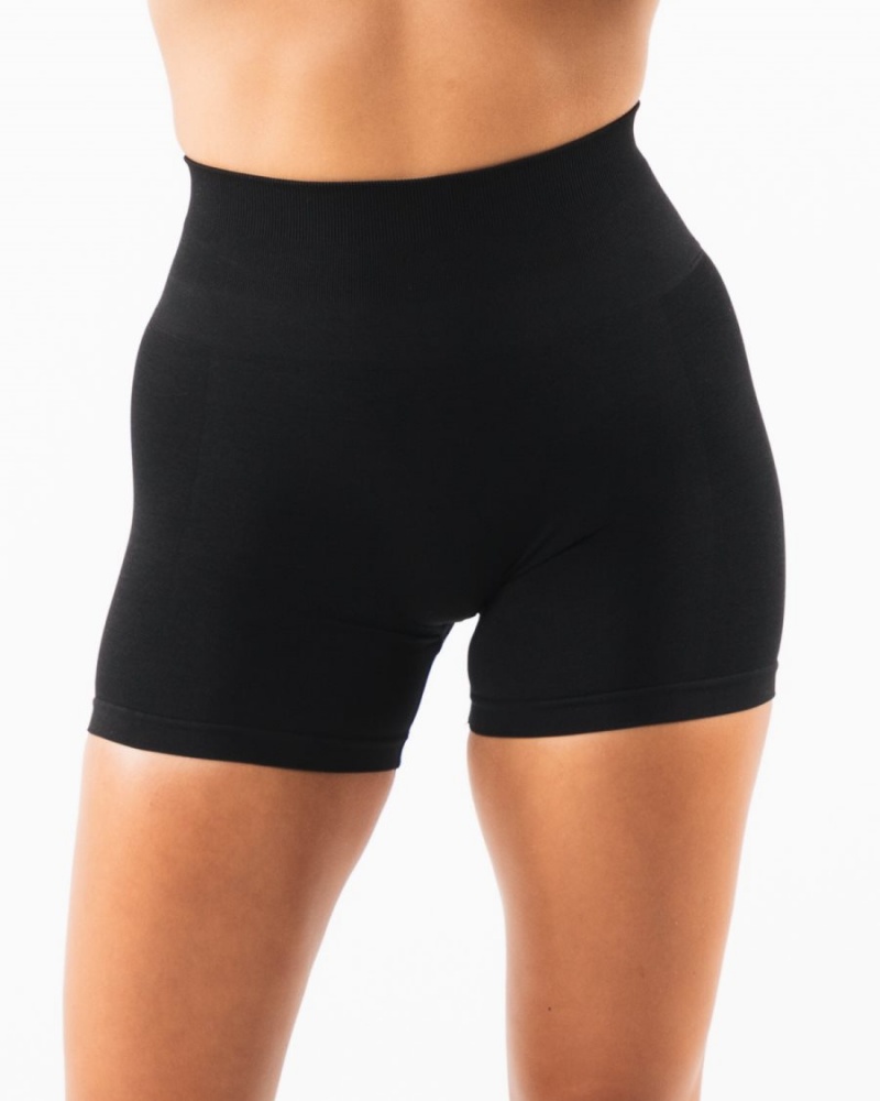 Alphalete Amplify Kort 4.5" Shorts Dame Svarte | ZAJYQS-785