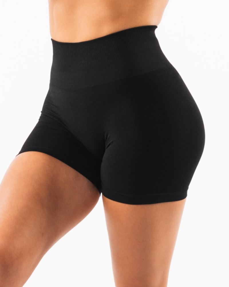 Alphalete Amplify Kort 4.5" Shorts Dame Svarte | ZAJYQS-785