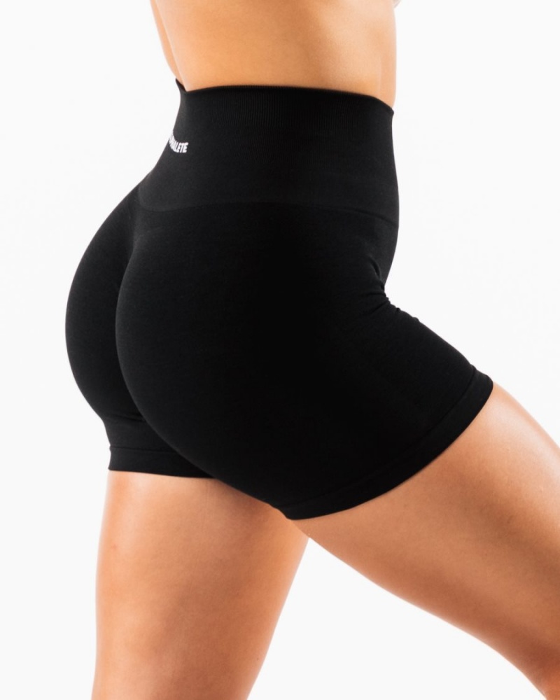 Alphalete Amplify Kort 4.5" Shorts Dame Svarte | ZAJYQS-785