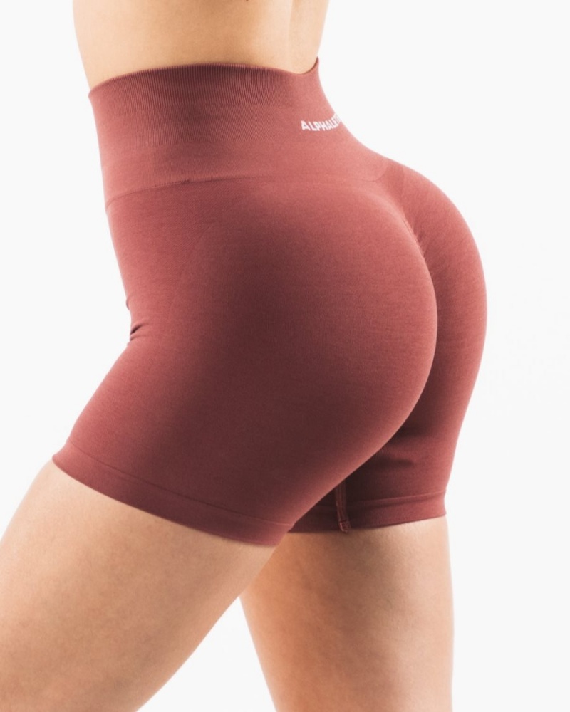 Alphalete Amplify Kort 4.5" Shorts Dame Autumn | GNQSRO-941