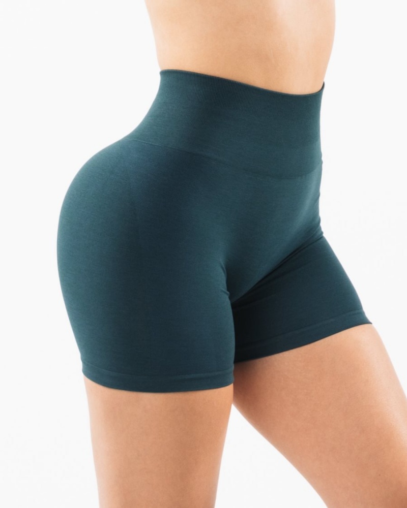 Alphalete Amplify Kort 4.5" Shorts Dame Midnight | JUHIPN-291