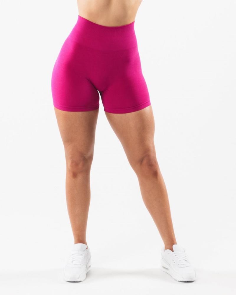 Alphalete Amplify Kort 4.5" Shorts Dame Magenta | HXCWUD-524