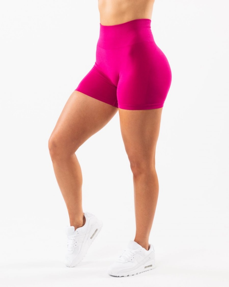 Alphalete Amplify Kort 4.5" Shorts Dame Magenta | HXCWUD-524