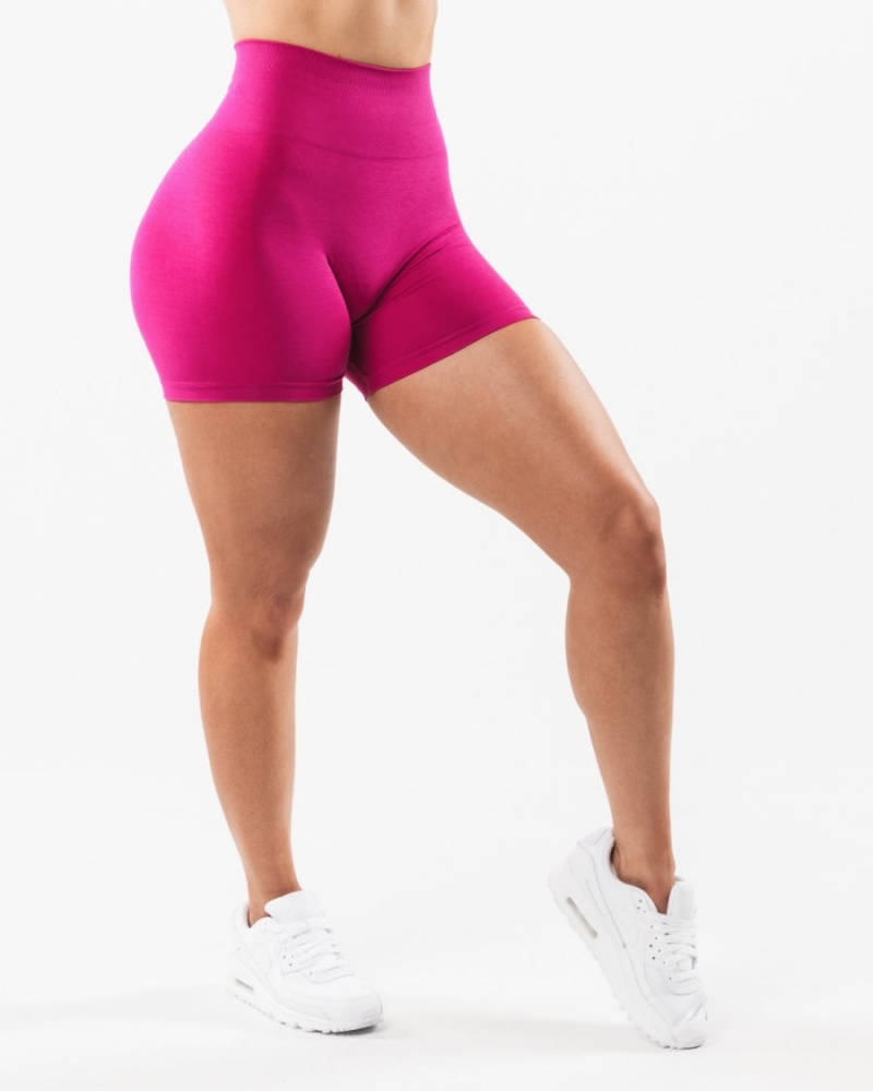 Alphalete Amplify Kort 4.5" Shorts Dame Magenta | HXCWUD-524