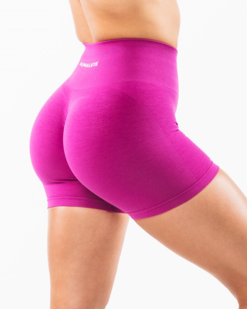 Alphalete Amplify Kort 4.5" Shorts Dame Candy Crush | XFSMUA-460