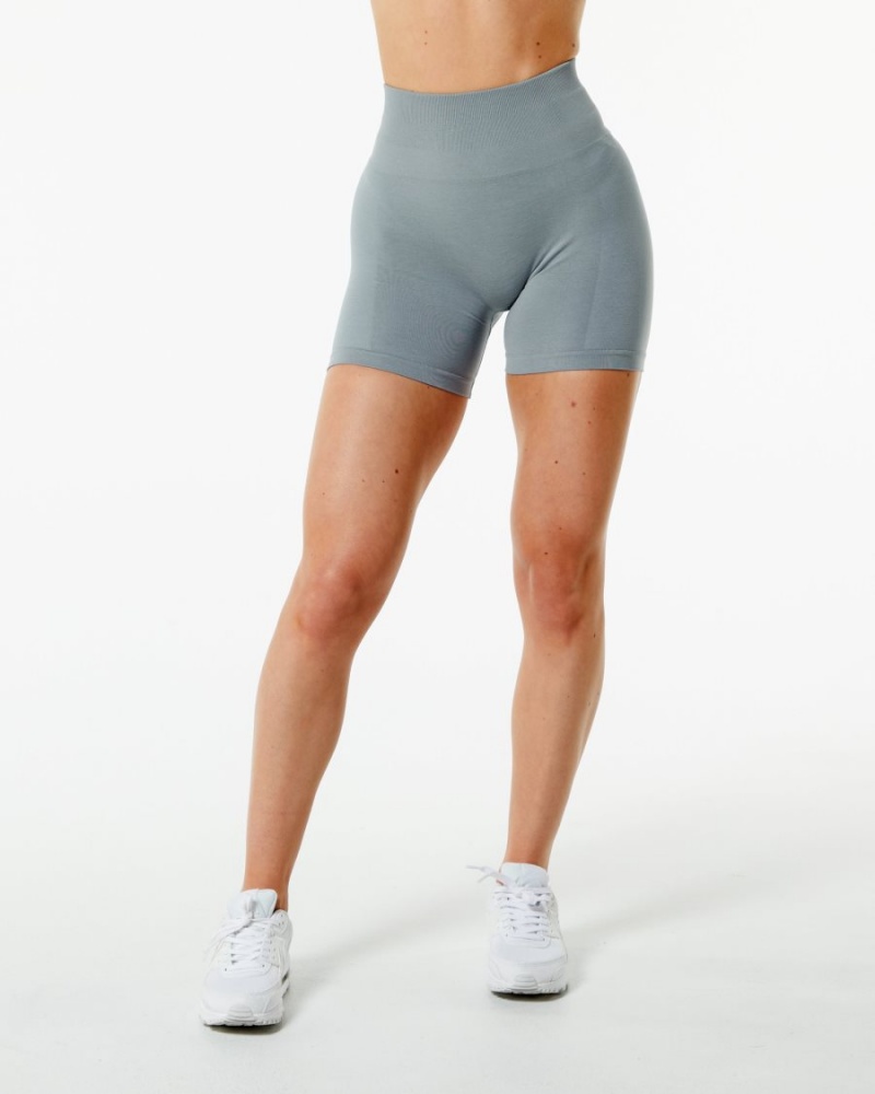 Alphalete Amplify Kort 4.5" Shorts Dame Grå | VXCLTG-783