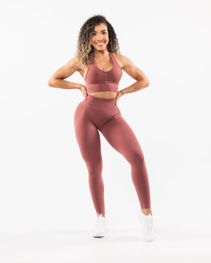 Alphalete Amplify Legging Leggings Dame Rosa | DGSJUR-043