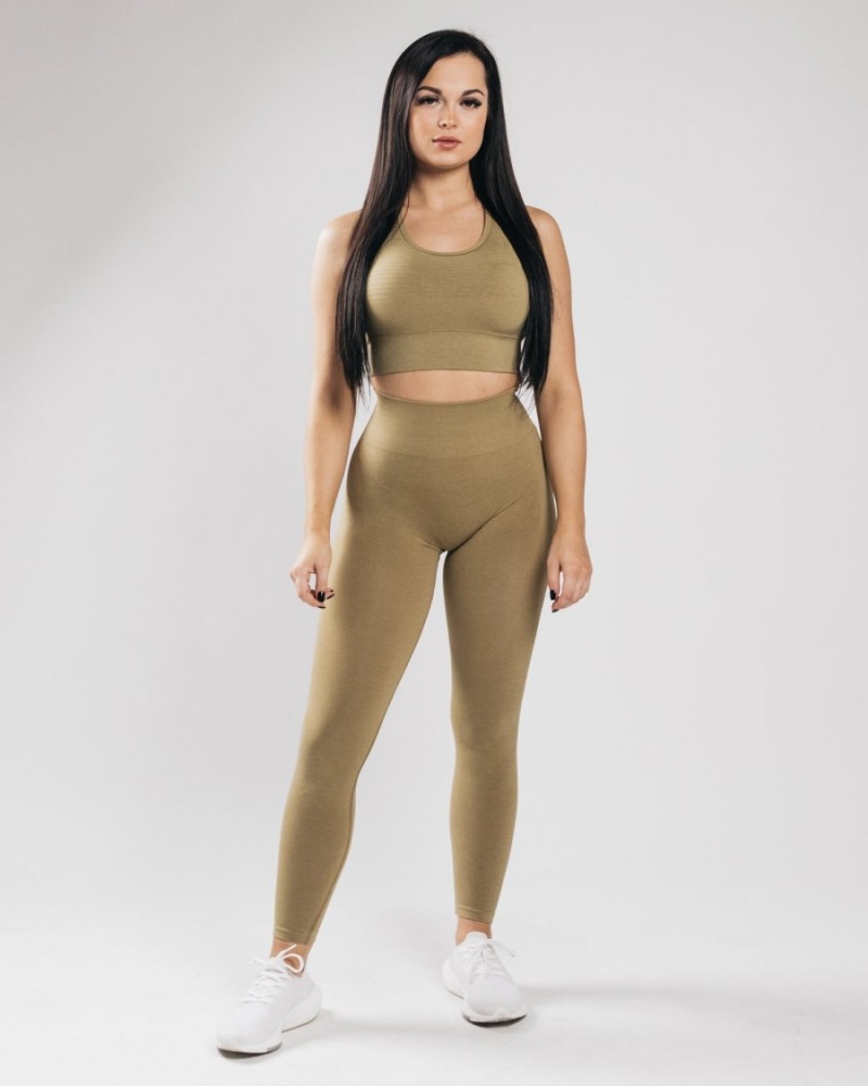 Alphalete Amplify Legging Leggings Dame Gull | ZSFWUX-196