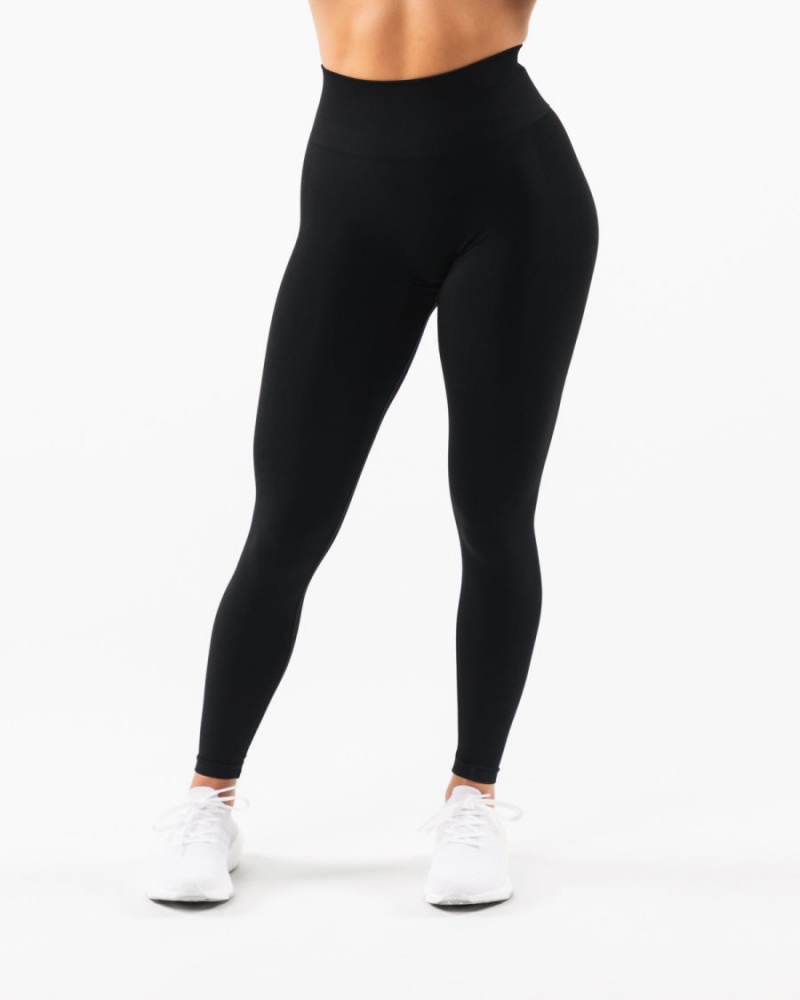 Alphalete Amplify Legging Leggings Dame Svarte | SKYMIW-685