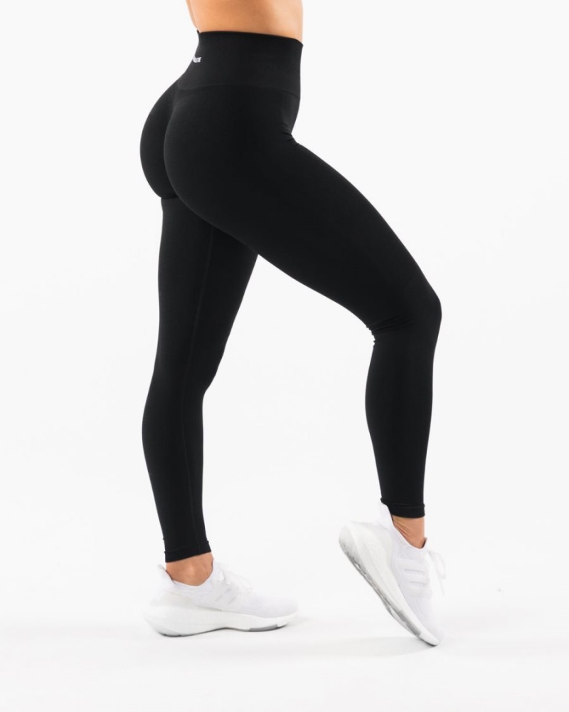 Alphalete Amplify Legging Leggings Dame Svarte | SKYMIW-685