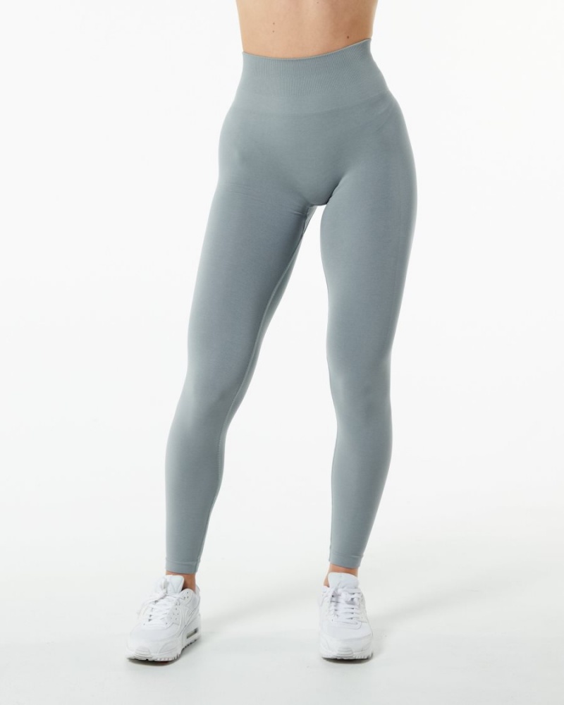 Alphalete Amplify Legging Leggings Dame Grå | LPRFKY-693