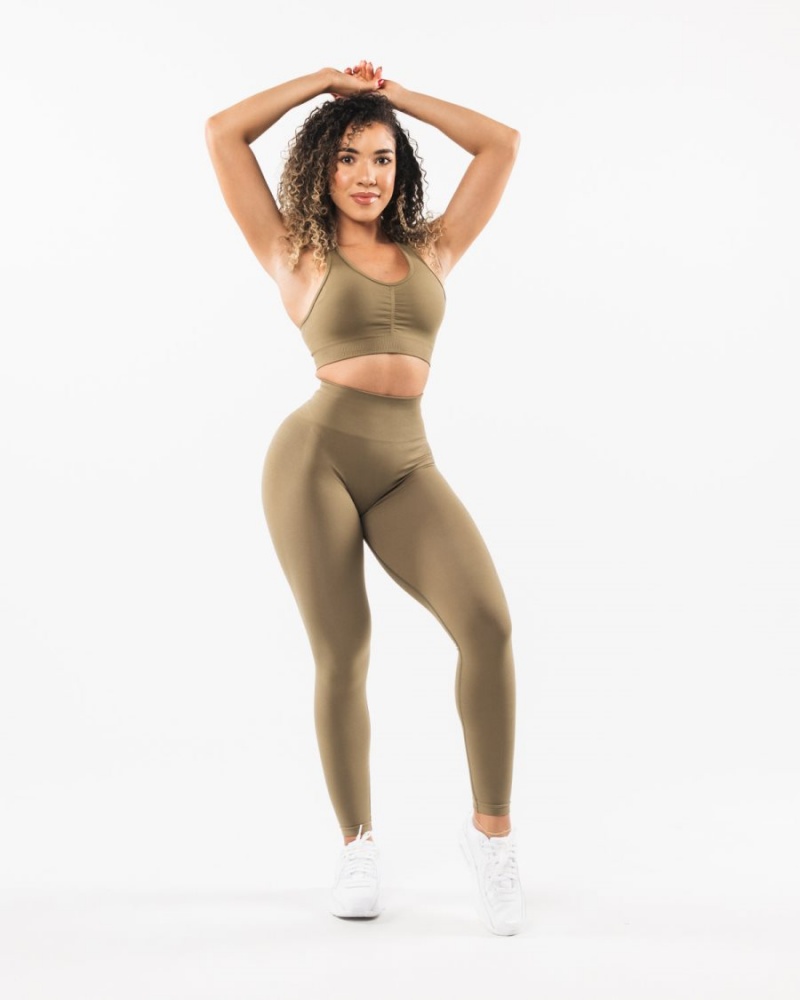 Alphalete Amplify Legging Leggings Dame Willow | JLQEOS-056