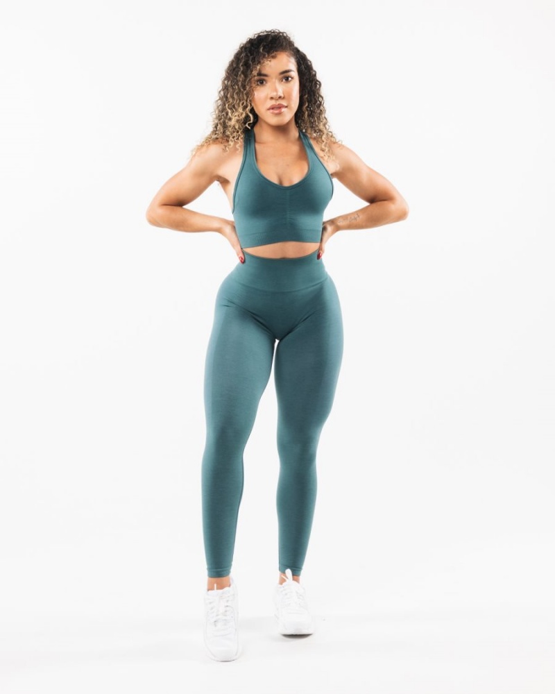 Alphalete Amplify Legging Leggings Dame Ocean | GFPDZJ-258