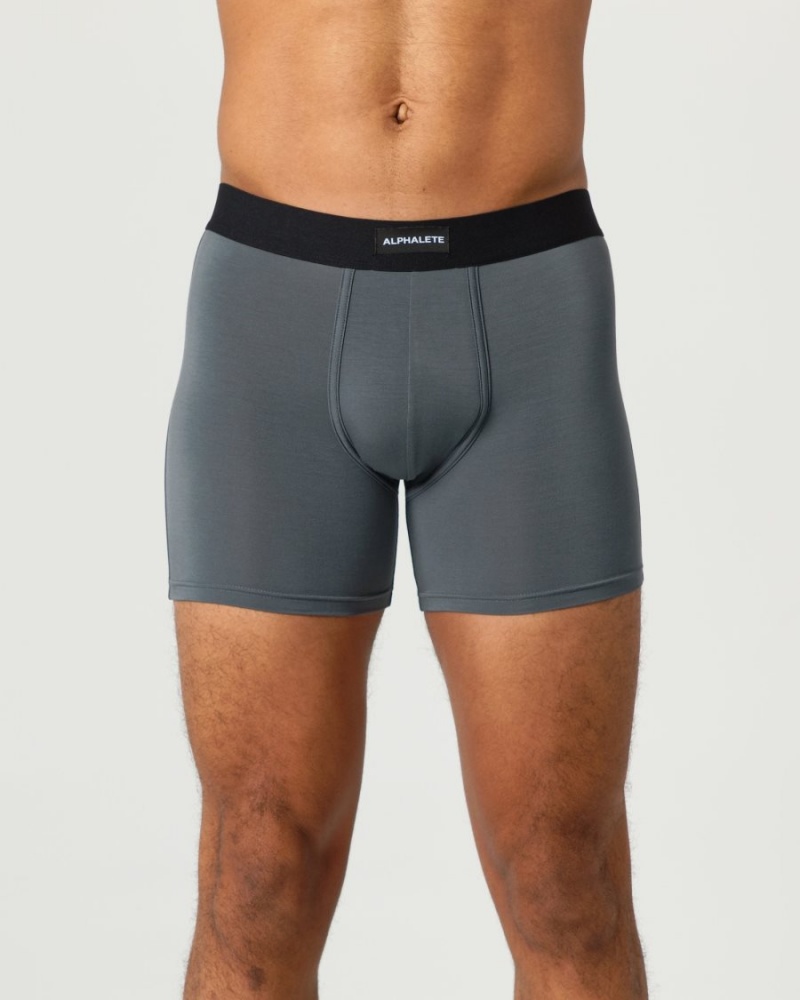 Alphalete Classic Bokser Brief 3pk Undertøy Herre Svarte | YTIXPD-698