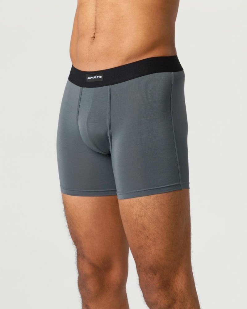 Alphalete Classic Bokser Brief 3pk Undertøy Herre Svarte | YTIXPD-698