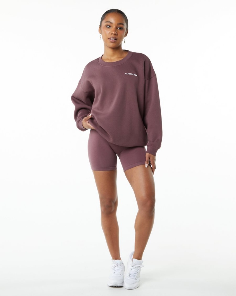 Alphalete Classic Crew Jakker Dame Autumn | BUOTXK-659