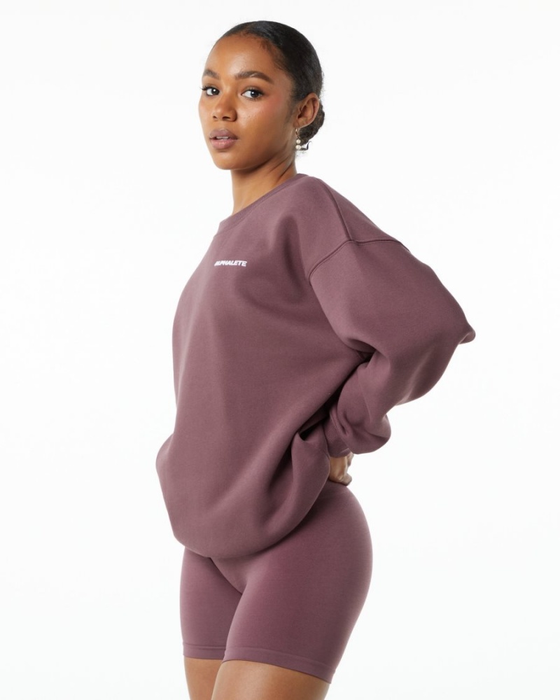 Alphalete Classic Crew Jakker Dame Autumn | BUOTXK-659