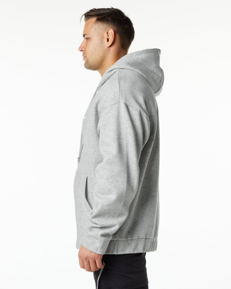 Alphalete Classic Full-Zip Jacket Jakker Herre Grå | MZJOYI-791