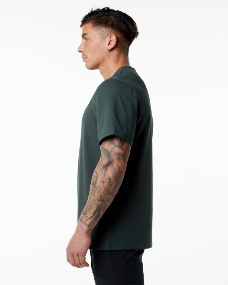 Alphalete Classic Tee Skjorte Herre Grønn | JFGBVY-201