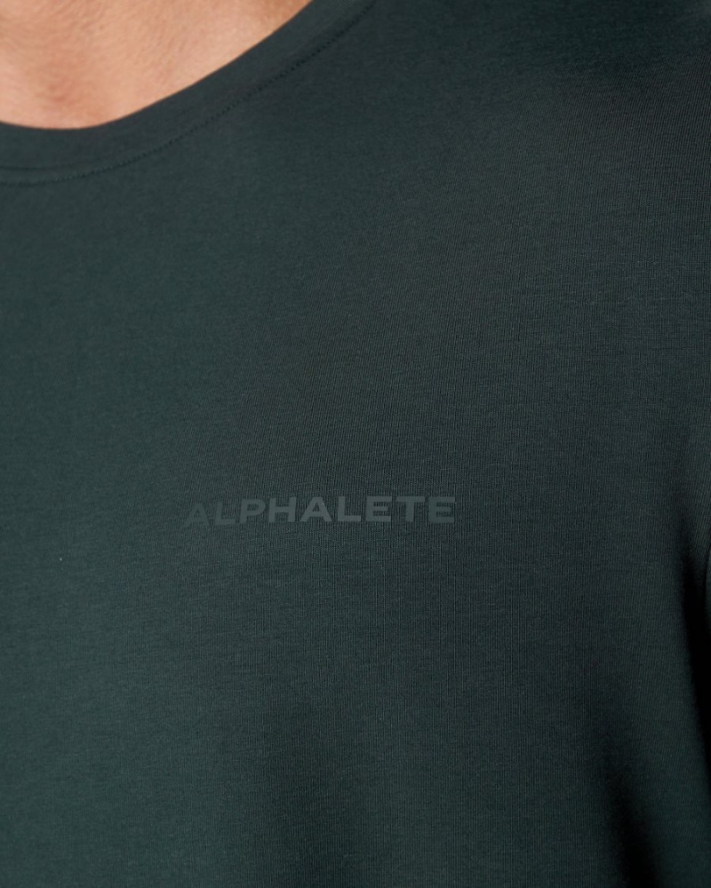 Alphalete Classic Tee Skjorte Herre Grønn | JFGBVY-201