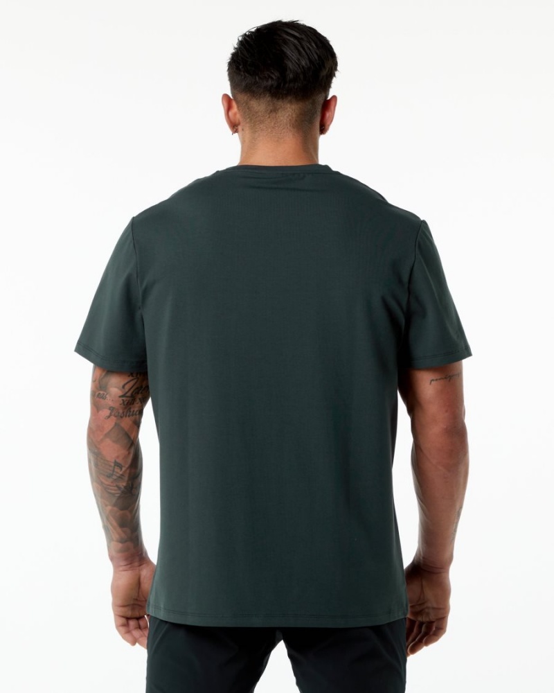 Alphalete Classic Tee Skjorte Herre Grønn | JFGBVY-201