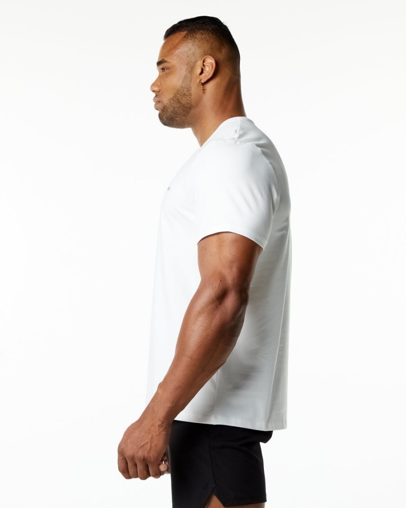 Alphalete Classic Tee Skjorte Herre Hvite | UBHFGZ-098