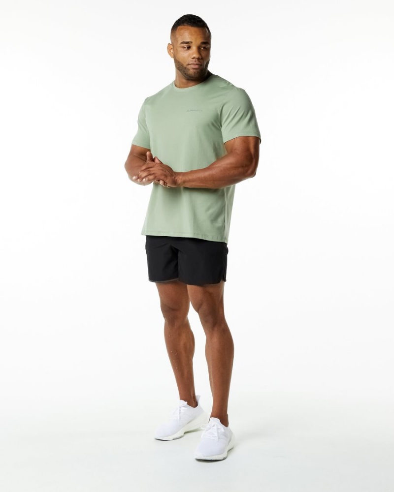 Alphalete Classic Tee Skjorte Herre Sage | LXZSDK-618