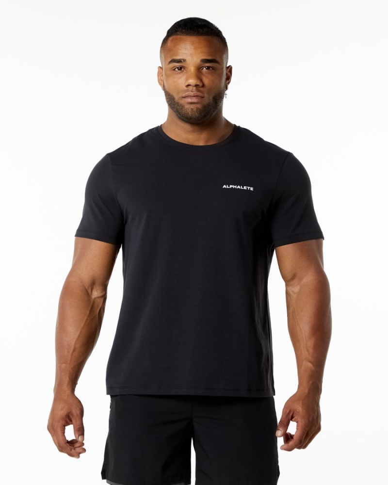 Alphalete Classic Tee Skjorte Herre Svarte | VWOLCZ-814