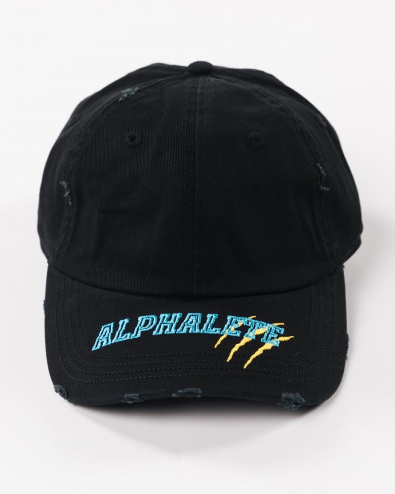 Alphalete Claw Hat Accessories Dame Svarte Blå Gul | ABJDOL-087