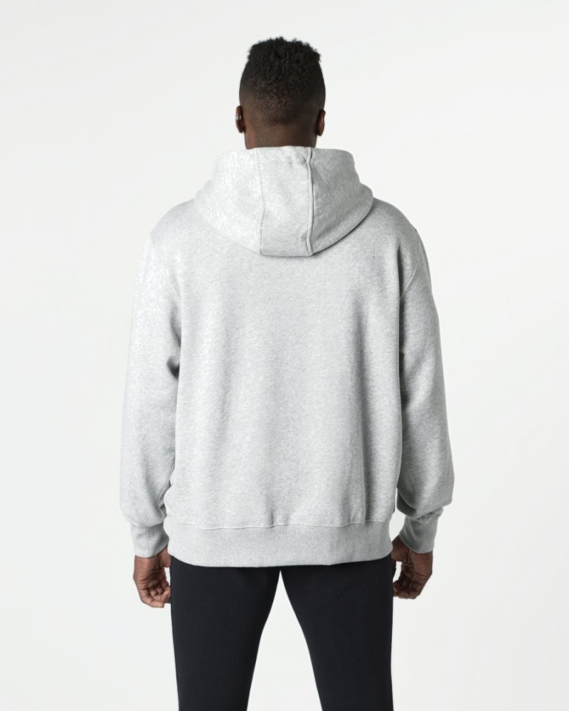 Alphalete Core Hoodie Hettegenser Herre Grå | PYXNLD-852