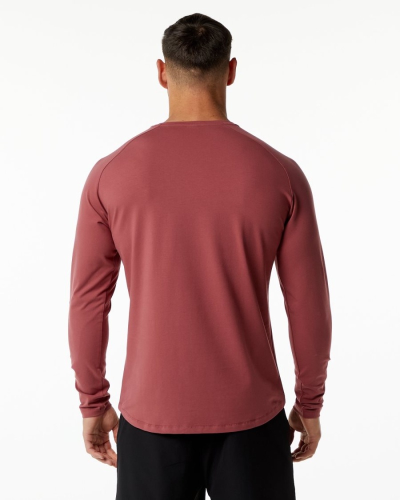 Alphalete Dynasty LS Tee Skjorte Herre Gingerbread | GVUYMX-163