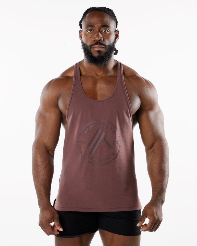 Alphalete Dynasty Stringer Stringers Herre Merlot | BUPQNK-851