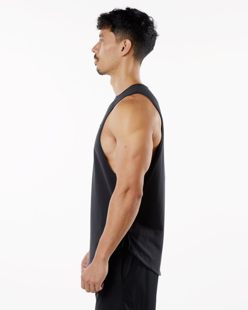 Alphalete Dynasty Tank Singlet Herre Blackout | GYXNLQ-843